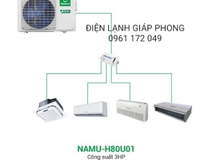 ĐIỀU HÒA TRUNG TÂM MINI VRF NAGAKAWA 1 DÀN NÓNG NHIỀU DÀN LẠNH